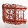 Iconostasis No. 14, color red tree, 42x22x52 cm