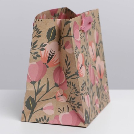 Square gift crap package, packaging, “Perfect”, 14 x 14 x 9 cm-2