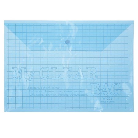 The converter on the button, A4, 120 μm, calligrata "cage", tinted, blue