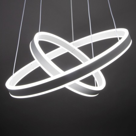 Suspended Citilux “duet” CL719640, 60x60x17 cm, 1x108W, LED, white color-6