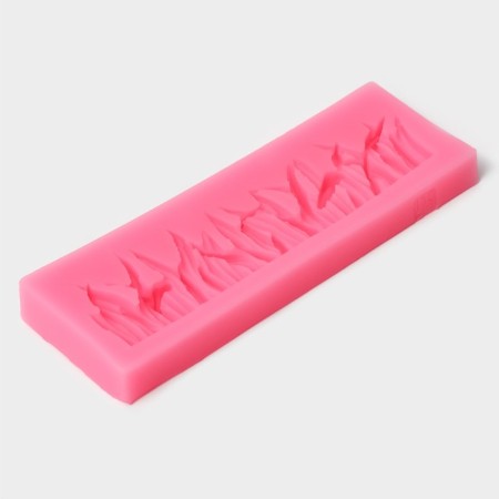 Mold "Weed", silicone, 12 × 4 cm, color mix-5
