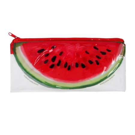Penal soft 1 compartment, 95 x 205 mm, flat, PVC, calligrata "Arbuzik"-2