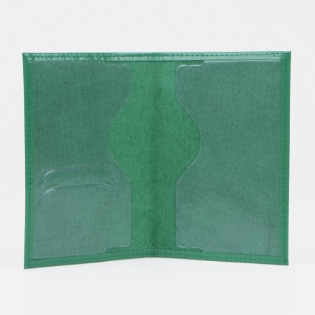 Cover for passport, green color-2