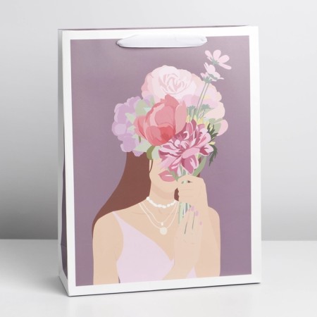 Package Gift Laminated Vertical, Packaging, “With Love”, L 31 x 40 x 11.5 cm-1
