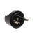 Adapter, 10 a, euro, round, 250 V, black, 1 pc.