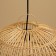 Lamp ceiling from the rattan "Jonathan" 1x120W, E27, 50x50x50 cm
