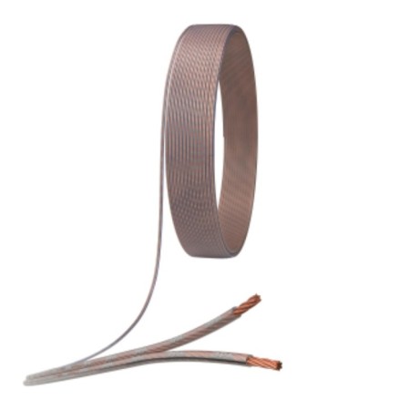 Acoustic cable era 2x0.50 mm2 is transparent, 100m