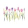 A set of napkins for setting the table "Flowers Spring", rectangular, size 32x46 cm, 4 pcs