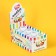 Chewing gum without sugar Orient Fresh with the taste of Tutti-Frutti, 60 g