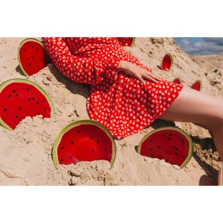 Glass Serving Oval Dolyana "Sweet watermelon", 24.5 × 15 cm, red color-7