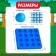 Board game for children "And here is a couple!", Blue tractor