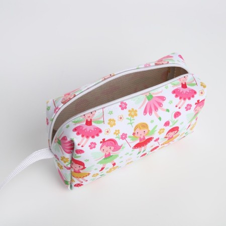 Cosmetic bag with lightning, white/multi -colored color-2