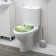 Sit with a toilet lid Rossplast "Decor. Forest ”, 44.5 x 37.5 cm, white color