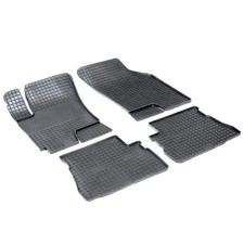 Rubber rugs ’grid’ for Hyundai Getz, 2002-2011