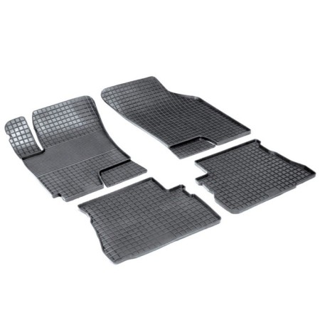 Rubber rugs ’grid’ for Hyundai Getz, 2002-2011