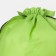 Bag for shoes on the lace, green color