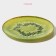 Plate Glass Dunnered Daulay "Romantic Kiwi", D = 20 cm