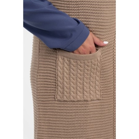 Women's vest, size 54, beige color-7