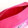 Sports bag with lightning, external pocket, pink color