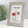 Photo frame plastic 10x15 cm "Silver lines on gray" 18.5x13.5 cm