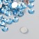 Decor for creativity plastic "Rhinest. Light-blue" set of 300 pcs d = 0.8 cm