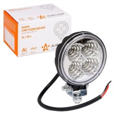 Farah LED round AIRLINE, 4 LED, multiple light, 12W, 83x83x51, 12/24V