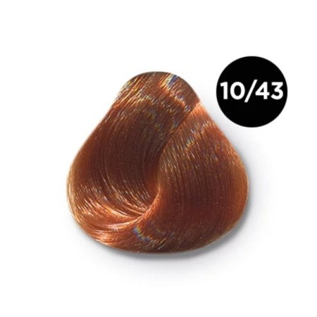 Cream-color hair Permanent Ollin Professional Color, tone 10/43 Light blond copper-gold, 100 ml-1