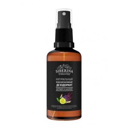 Male intimate deodorant "Bergamot and Sage", 50 ml
