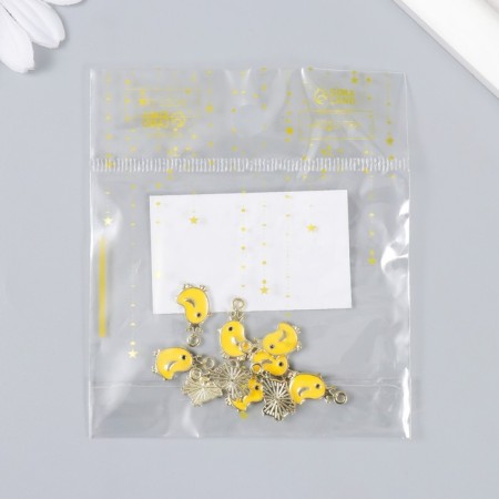 Decor for creativity Metal, enamel "Tick in the Crown" 1.6x1 cm-3