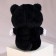 Soft toy "cat", 25 cm, black color