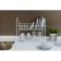 Drying Dishes 2-tier "Lux", 40 × 24 × 35 cm, white color