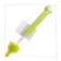 Brush for a nipple and dummy, green color