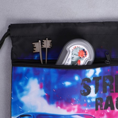 Back for shoes with an additional pocket Street Racing size 30 x 40 cm-3
