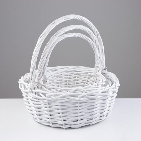 Set of baskets "Whole Wick", 3 pcs, 39 × 15/37 cm, 31 × 13/31.5 cm, 25 × 11/27 cm, willow-1