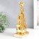 Souvenir Ceramics "Violin with a bow" gold 30x12x9 cm