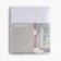 Tulle in a kitchen without curtain tape 165x170 cm, white color, 100% polyester
