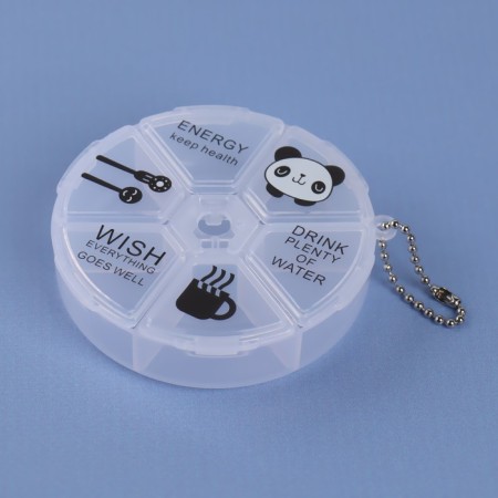 Killets "Keep Health", with a chain, d = 8 × 2 cm, 6 sections, color mix-2
