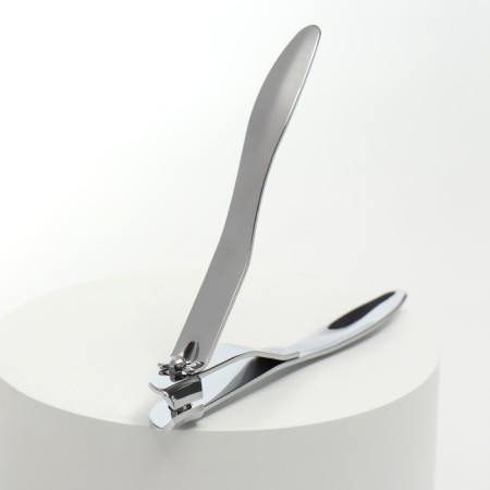 Kusachki - Kniper pedicure, mowed blade, 10 cm, silver color-2
