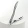 Kusachki - Kniper pedicure, mowed blade, 10 cm, silver color