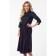 Female dress, size 44, blue color