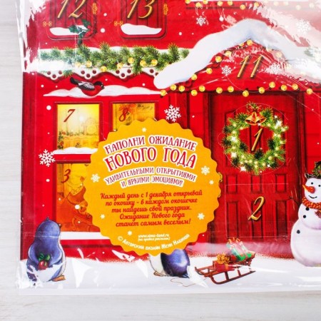 Advent Calendar New Year's "Every day holiday", for the New Year, 29.7 x 42 cm-3