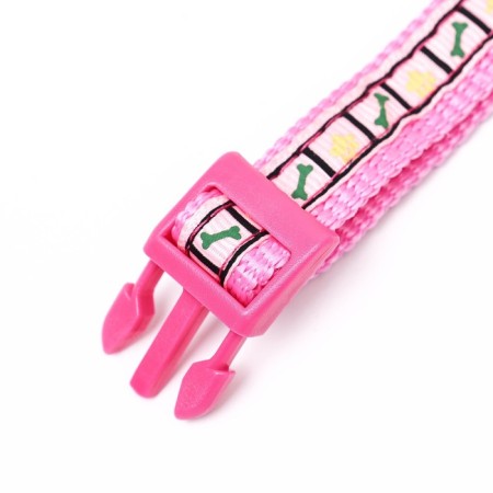 Collar "hearts" 37 x1.5 cm, Osh 24-41, pink-4