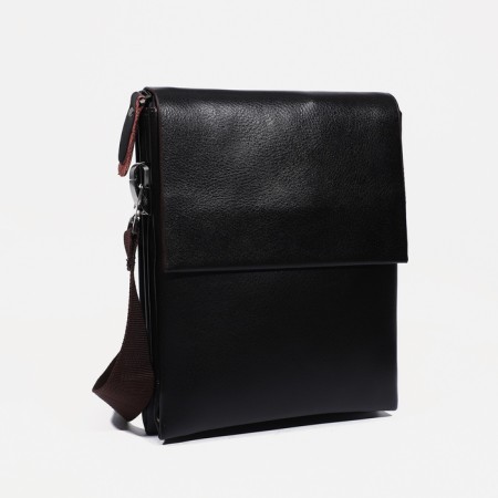 Male bag, brown color
