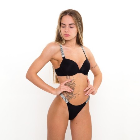 Separate female swimsuit (top/panties), black color, size 95C-3