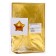 Foil ball 18 "Star", matte, gold color