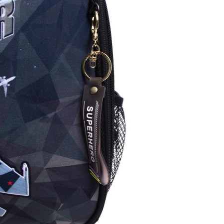 School backpack 38 x 30 x 16 cm, ergonomic back, stavia "plane"-9