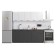 Hinged cabinet 400 Simps, 400x300x600, white/white