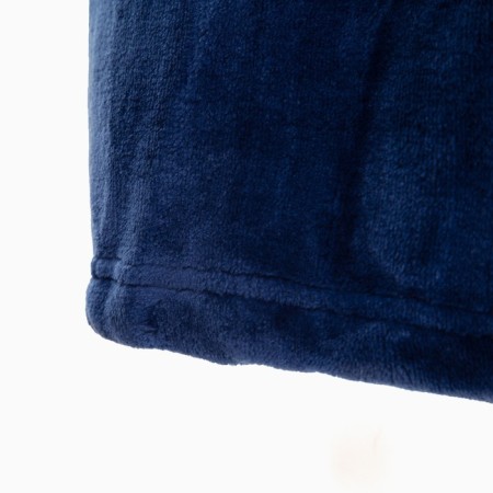 Unisex bathrobe Lovelife "Hygge" color dark blue, One size, microfiber, 100% p/e, 250 g/m2-9