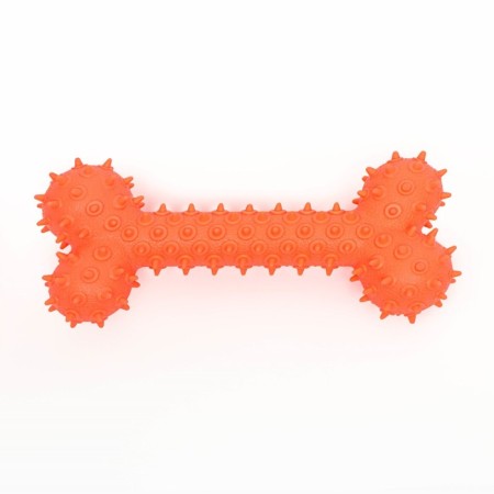 Premium bone piramium toy toy for dogs, 15 x 5.5 cm, orange-2