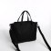 Bag Female Tout with zipper, black color
